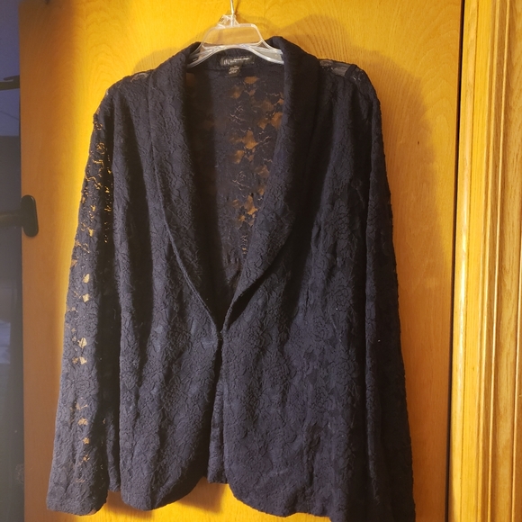 INC International Concepts Jackets & Blazers - Lace Blazer